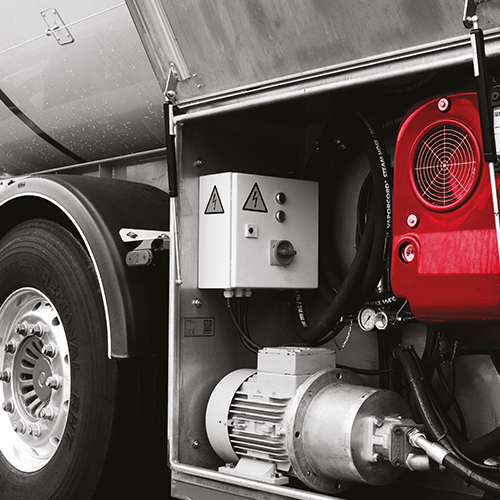 Sistema de accionamiento hidráulico para camiones Ingersoll Rand Transport Solutions